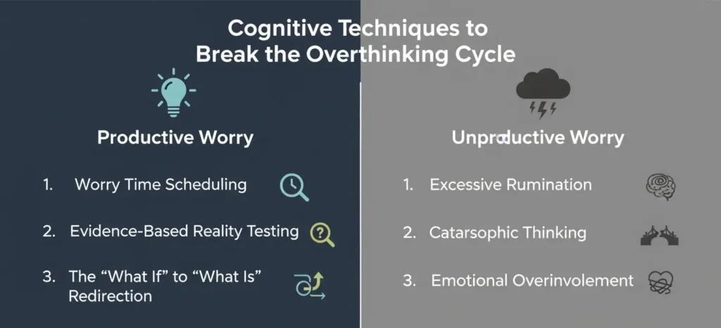 Cognitive Techniques to Break the Overthinking