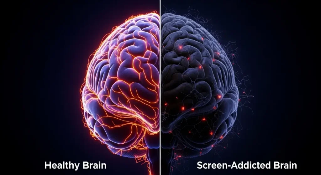 How Screen Addiction Physically Changes Your Brain
